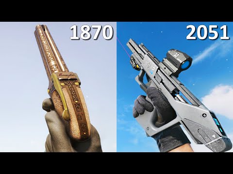 Ancient & Futuristic Guns in different Battlefield games..