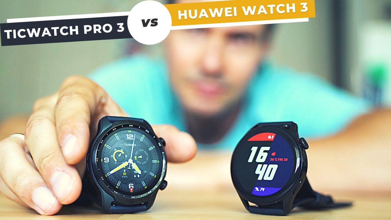 Huawei Watch 3 vs Ticwatch Pro 3: Which is the BETTER Smartwatch?