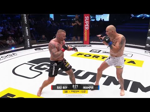 CLOUT MMA 5: Michał Pasternak VS Denis Załęcki - Skrót Walki