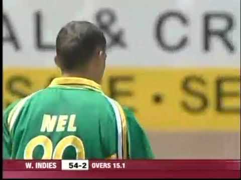 😡😡Andre Nel agressive bowling get the Prince Brian Lara