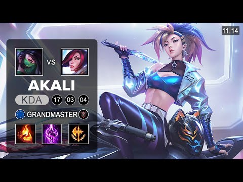 Akali Top vs Fiora - EUW Grandmaster Patch 11.14