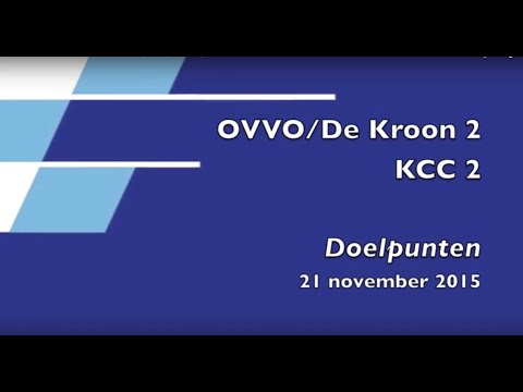 OVVO/De Kroon 2 - KCC 2 (Doelpunten)