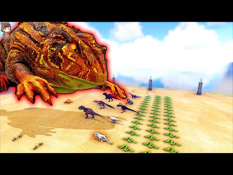 Froggy Man VS Mod Dinosaurs | ARK Mod Battle Ep.310