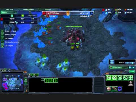 Starcraft 2 LagTTJEcho vs SpsLogic ZvP