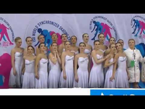 2013 World Synchronized Skating SP 3 Team Russia 1