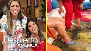 Francisca le robó el zapato a Lourdes, ¡pero no le quedó!