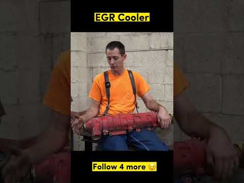 How does EGR cooler work? - #shorts