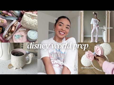 IM GOING TO DISNEY WORLD!! (pack + prep with me)