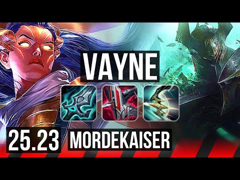 VAYNE vs MORDEKAISER (TOP) | EUW Master | 25.23