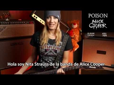 Cómo tocar Poison de Alice Cooper por Nita Strauss en guitarra | Guitarraviva