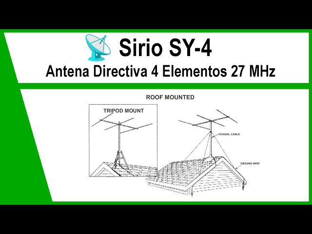 Vídeo relacionado con SIRIO WY 140-3N ANTENA DIRECTIVA 3 ELEMENTOS YAGI VHF 140-160 MHz SIN TARATURA REQUIERDA