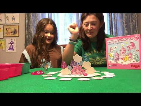 Come Play With E! Unicorn Glitterluck Cloud Stacking