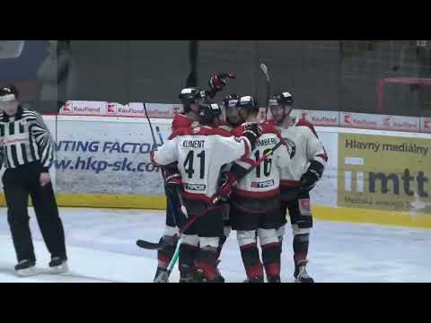 Štvrťfinále 1. zápas HK Gladiators Trnava  - HK VITAR Martin 5:1 (HIGHLIGHTY)