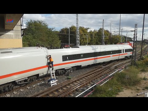 Falkenberg/E.: ICE entgleist - LAUSITZWELLE