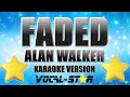 Alan Walker - Faded | With Lyrics HD Vocal Star Karaoke 4K