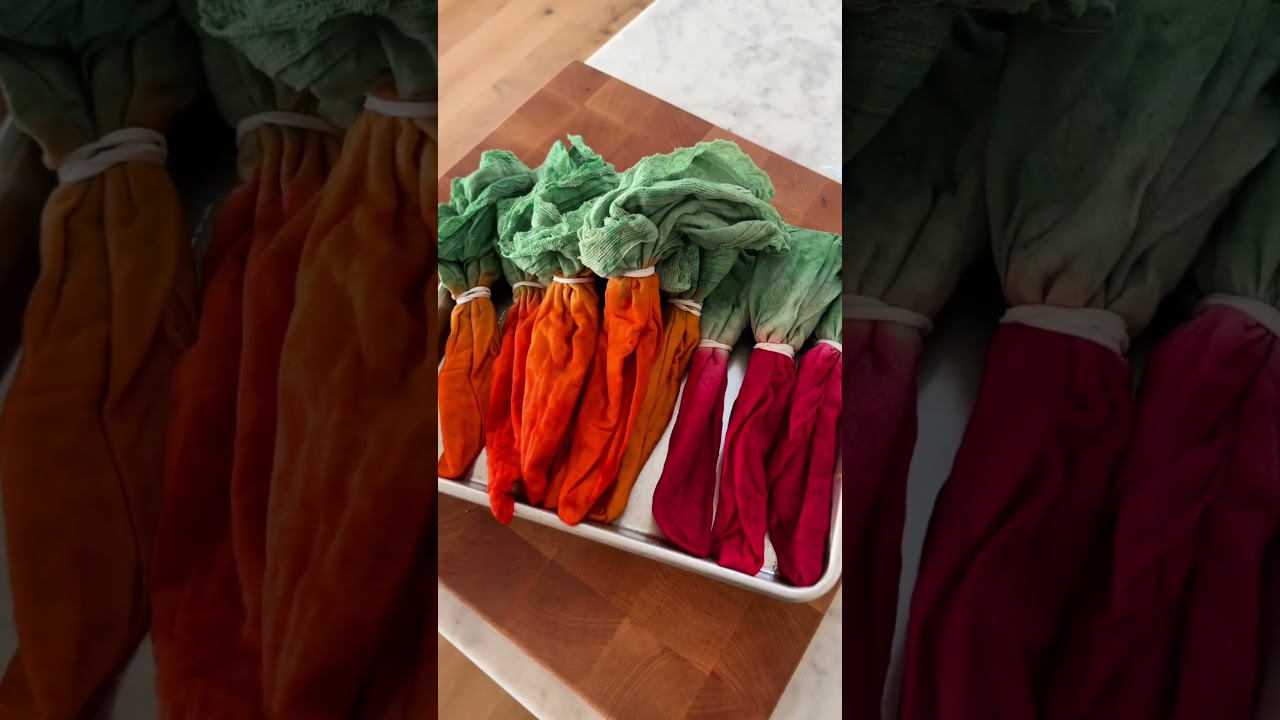 DIY Spring Easter Napkins 🥕🫜