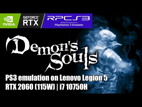 DEMON'S SOULS PS3 Emulation on Lenovo legion 5 | RTX 2060(115W) | Intel i7 10750H #demonssouls