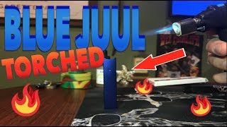 How to Torch a BLUE JUUL | Crazy Color Change!