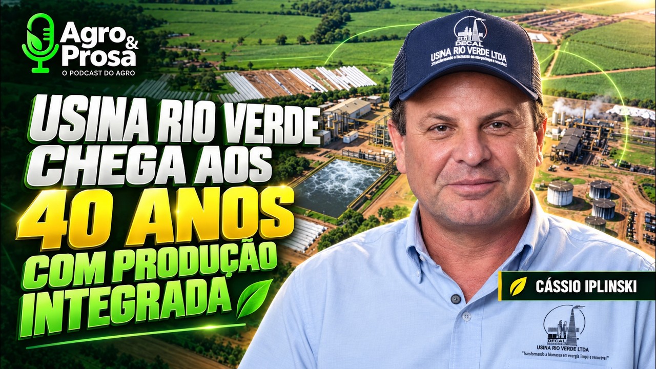 Usina Rio Verde chega aos 40 anos com produção integrada
