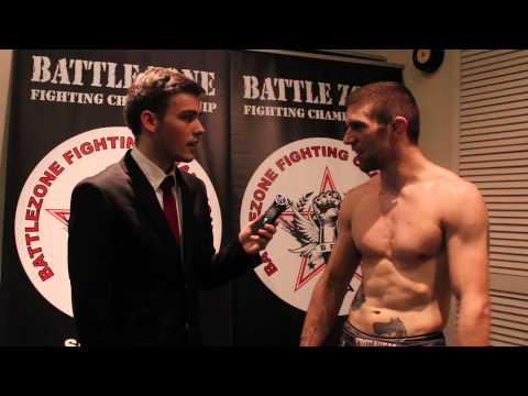 Post-Fight Interview with Lloyd Manning after BattleZone 10 (includes fight footage)