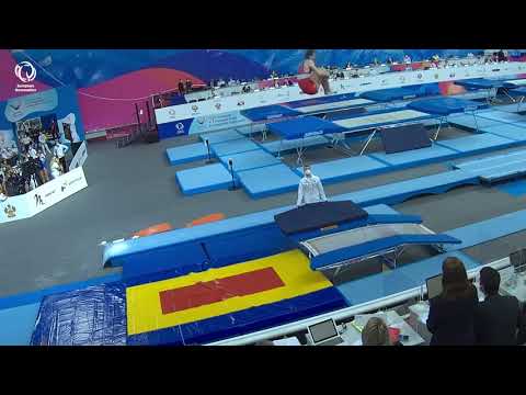 Aleksandr BUTKO (RUS) - 2021 junior European Champion, Double Mini-Trampoline