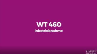 WT 460 // Bedienungsanleitung // Inbetriebnahme // technoline