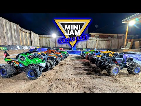These RC Monster Trucks are the COOLEST! Backyard RC Monster Jam (Mini Jam Series East Show 1)