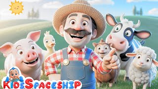 Old Macdonald had a farm - New Collection of kids poem | Kids Spaceship | Nursery Rhymes & Poem Song