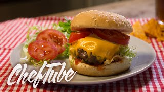 How to Make an All American Burger - Recipe in description