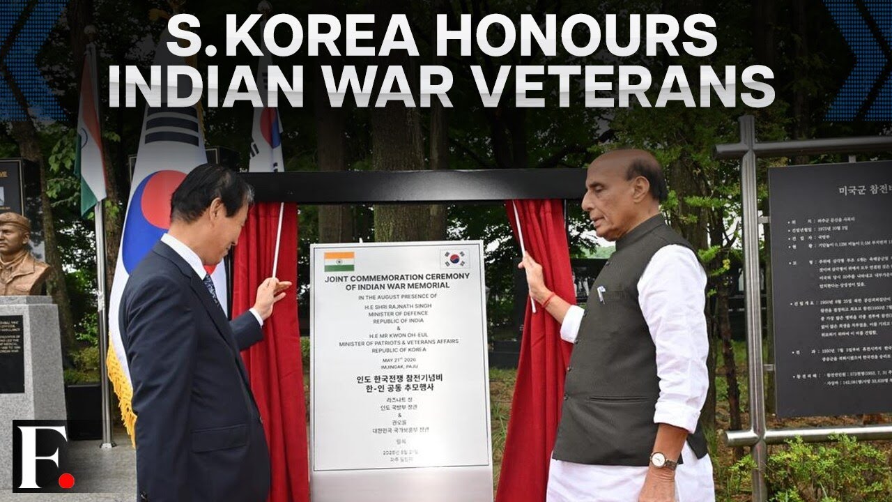 South Korea: Rajnath Singh Inaugurates Indian War Memorial in Paju | FP Video | N18G