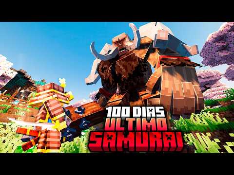 Sobrevivi 100 dias como o ULTIMO SAMURAI do Minecraft - O FILME