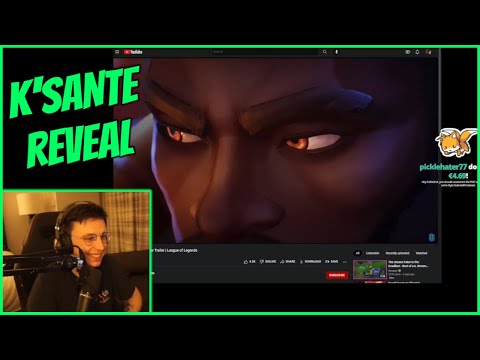 Caedrel Reacts To K'Sante Reveal - The Hunter’s Pride | New LoL Champion