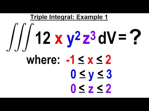 Calculus 3 Ch 13 1 Triple Integrals 1 of TBD Volume of a Sphere Using Spherical Coordinates