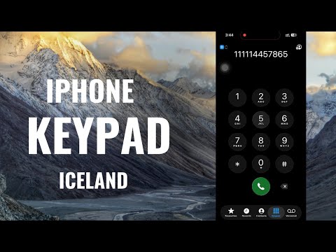 iPhone 17 pro max Keypad Iceland