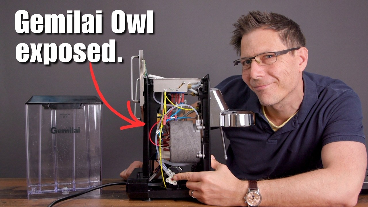 Gemilai Owl Teardown - What Materials (Plastic?) are in an Espresso Machine?