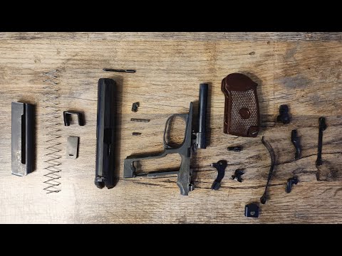 Полная разборка пистолета Макарова