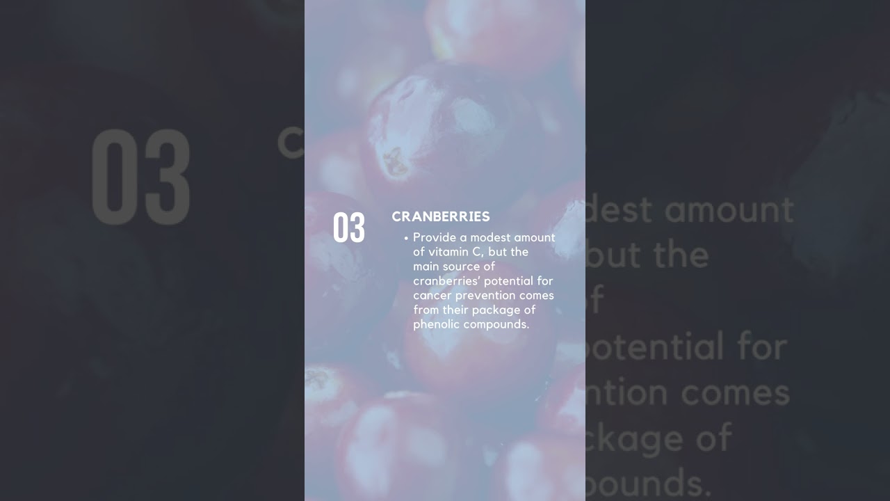 5 cancer fighting fruits