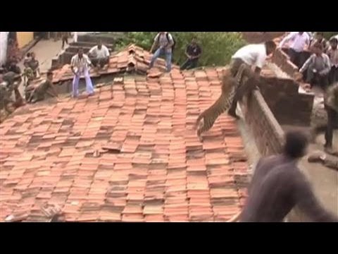 Leopard Charges at Rescue Workers in Central India