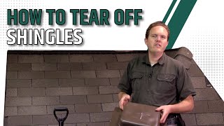 How to Tear Off Shingles
