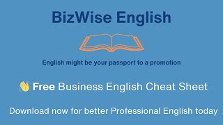 Get your free Business English Cheat Sheet Download