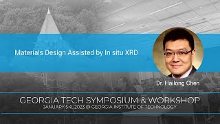 Materials Design Assisted by in situ XRD by Hailong Chen
