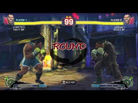 - R - [Balrog] vs c192r1b1c [Balrog] SSF4 Japanese Online Ranked Matches - TRUE-HD