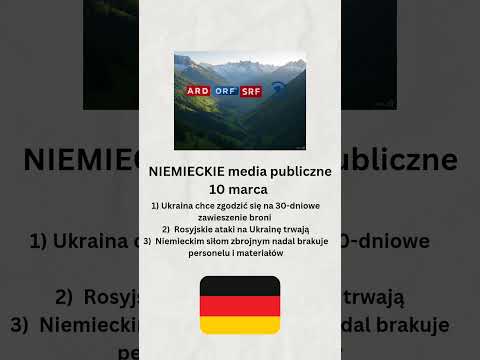 Niemieckie media publiczne 11 marca