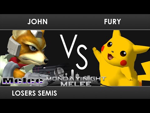 MNM 347 - Losers Semis - John (Fox) VS Fury (Captain Falcon, Pikachu) - SSBM Melee