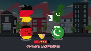 Germany and Country Relations 2025 #germany   #countryballs #relationship