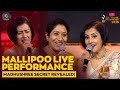 Mallipoo Live Performance | Madhushree Secret Revealed by Sujatha Mohan | JFW Movie Awards 2023