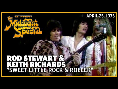 Sweet Little Rock and Roller - Rod Stewart, Keith Richards & Faces | The Midnight Special