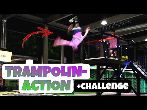 Trampolin-Action + Challenge (Teil 1)