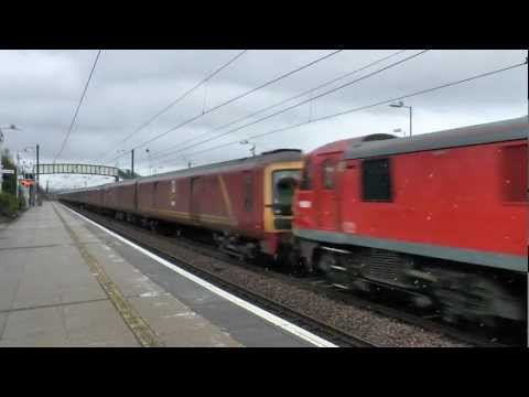 DB 90029 1M80 0621 Shieldmuir to Willesden via ECML passes Wallyford 30/03/13