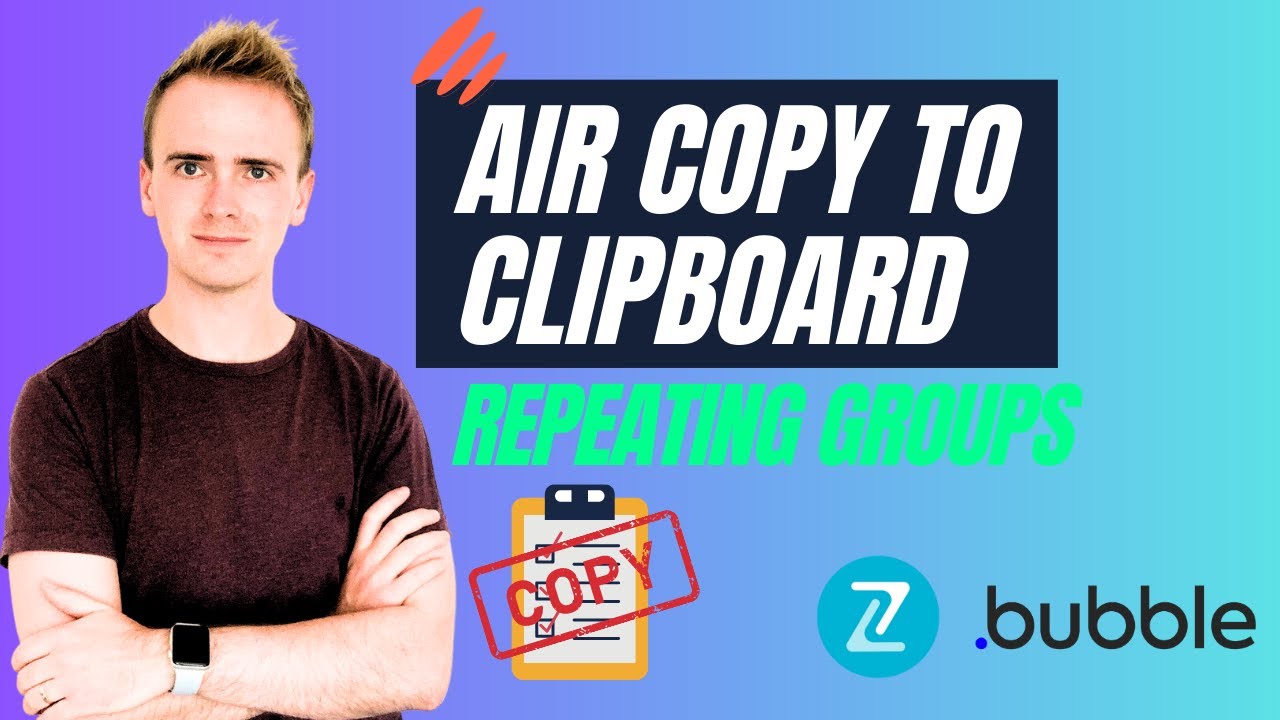 How to add Copy to Clipboard within a repeating group thumbnail